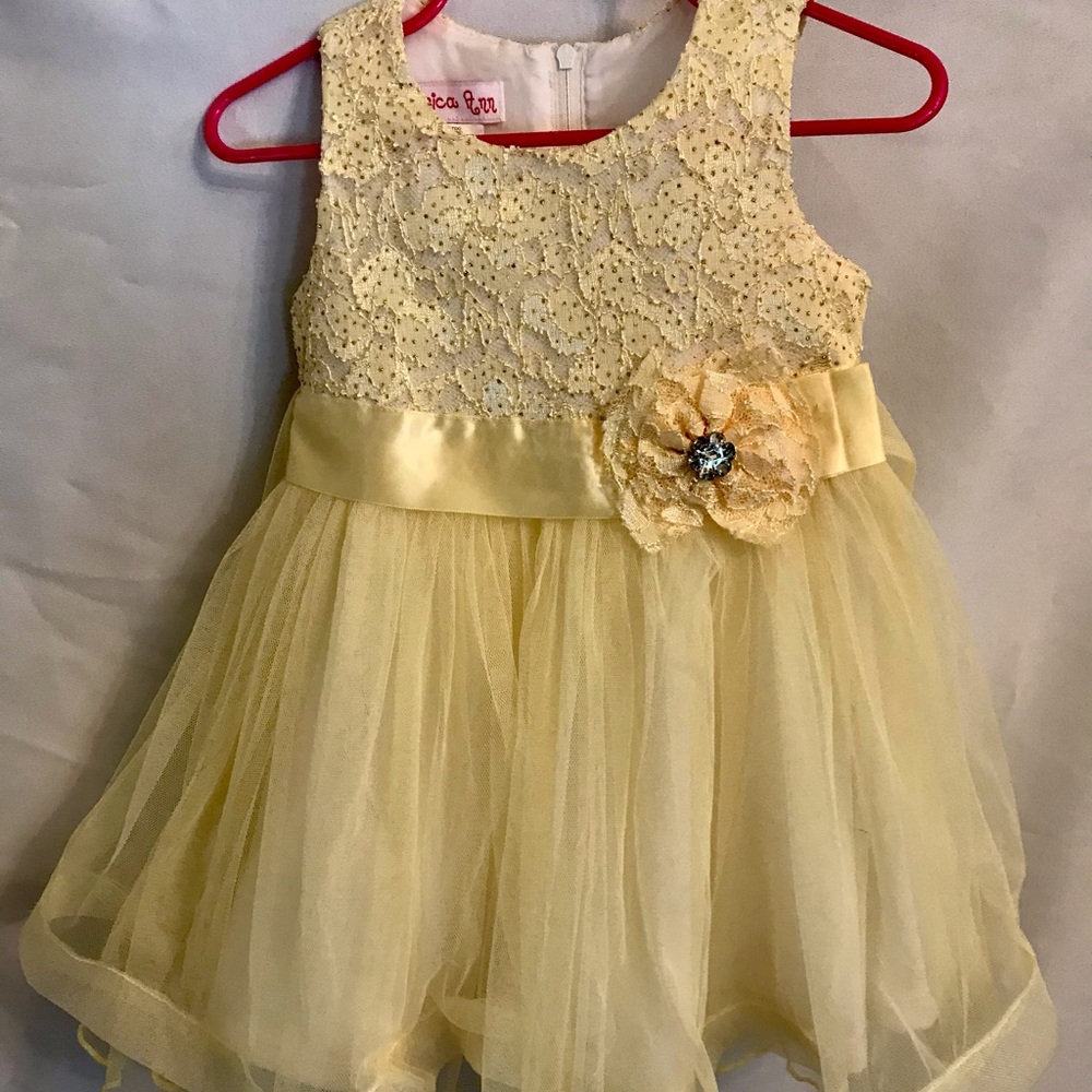 Jessica Ann Yellow Formal Dress 18m